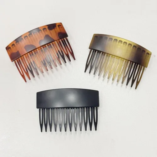 Miniatura 2 de 3 peines laterales para cabello de mujer, 12 dientes de sujeción fuerte, peines laterales decorativos para niñas y mujeres