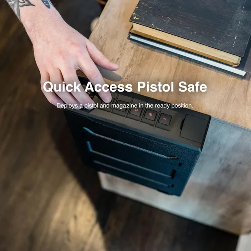 Miniatura 8 de VAULTEK Slider Series - Caja fuerte robusta para pistolas inteligente, con puerta deslizante de apertura automática rápida, caja fuerte para pistola