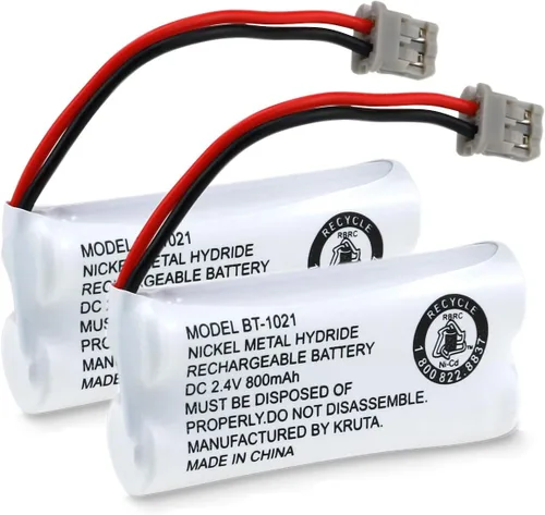 BT-1021 BBTG0798001 Compatible con Uniden BT-1021 BT1021 BT-1008 BT-1016 BT-1025 2.4V 800mAh Batería de repuesto recargable para teléfono inalámbrico