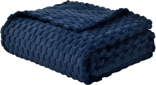 Miniatura 16 de FY FIBER HOUSE Manta de Vellón para Sofá 300GMS Súper Suave de Felpa Difusa Mantas y Cobijas para Sofá Cama Oficina, 40x50 Pulgadas, Beige