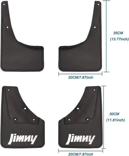 Miniatura 2 de JSCARLIFE Kit de guardabarros para S-uzuki Jimny BJ74 2019-2022 Juego Premium Delantero y Trasero de Guardabarros Protectores contra Salpicaduras