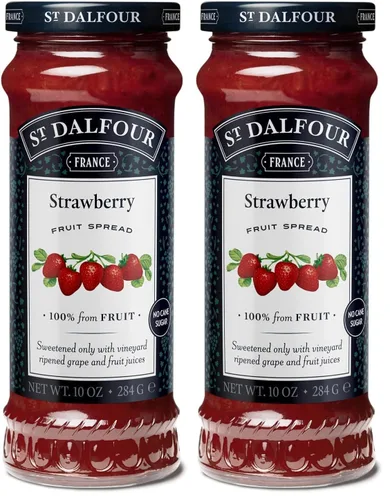 Miniatura 8 de St. Dalfour Untable de fruta de fresa – 10 oz – 100% de fruta, sin ingredientes artificiales, sin OMG, sin azúcar de caña, todo natural, fabricado