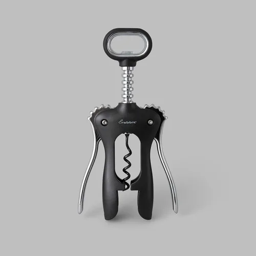 Miniatura 3 de Rabbit Bar Tools Sacacorchos Classic Wing, Plata, 1 EA