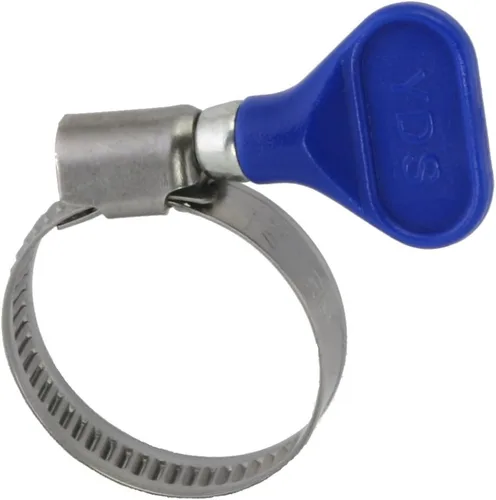 Miniatura 10 de YDS Abrazadera de manguera W2 de acero inoxidable, llave de giro, 0.315-0.472 in (5/16" a 1/2") diámetro ranger, 0.354 in ancho de banda