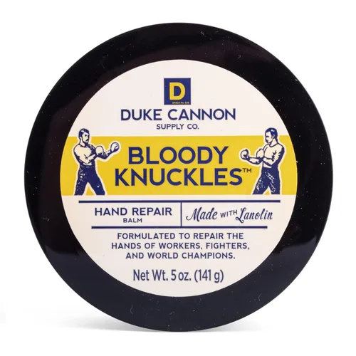 Miniatura 11 de Duke Cannon Bloody Knuckles - Bálsamo reparador de manos, crema hidratante sin perfume, fórmula de lanolina no grasa para manos secas y agrietadas
