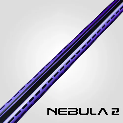 Miniatura 9 de RHINO Nebula 2 Pool Cue - Premium Carbon Fiber Shaft & Composite Butt. Time Crystal Tip, Pro Taper Design. 3/8-8 Joint, Wrapless. Low Deflection