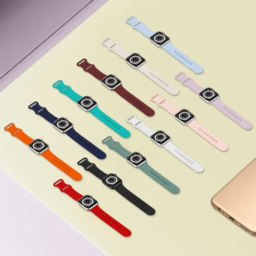 Miniatura 5 de Paquete de 5 correas clásicas compatibles con Apple Watch de 1.496 pulgadas, 1.575 pulgadas, 1.614 pulgadas, 1.654 pulgadas, 1.732 pulgadas, 1.772