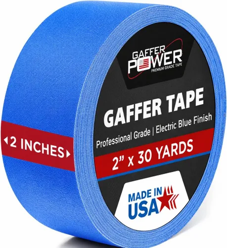 Miniatura 13 de Cinta Gaffer de Grado Premium Profesional - Negro Cinta Gaff Pro de Servicio Pesado Asegura Cables Sostiene Cables sin Dejar Residuo Pegajoso