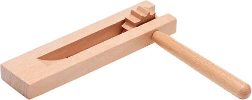 Miniatura 3 de Trinquete giratorio de madera para hacer ruido, matraca tradicional para fiestas, eventos deportivos y celebraciones, 1 paquete