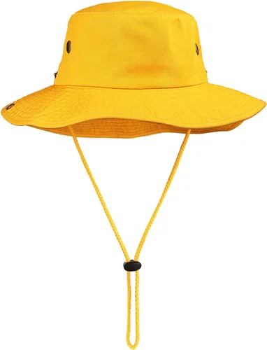 Miniatura 29 de Sombreros de ala ancha para senderismo, pesca, safari, Boonie, 100% algodón, protección solar UV, para hombres y mujeres, actividades al aire libre