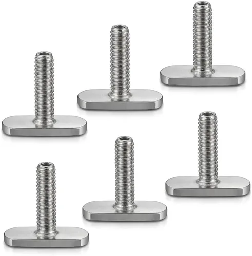Miniatura 6 de 9002 Hardware de tuercas de perilla de kayak, tornillos de pista de riel de kayak tuercas de pista, tornillos de kayak de acero inoxidable, piezas