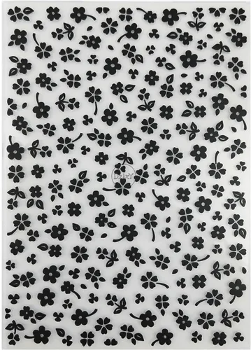 Miniatura 15 de DzIxY Carpetas de plástico con estampado de flores de peonía vintage para hacer tarjetas, suministros de papel de bricolaje 3D, plantillas de 1