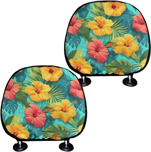 Miniatura 22 de Funda personalizada para reposacabezas de asiento de automóvil, regalos personalizables, transpirables, paquete de 2 fundas de cojín para asiento