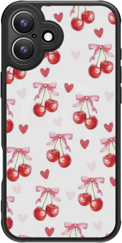 Miniatura 133 de FUNMIKO Funda para iPhone 16 Plus, carga inalámbrica y protección de grado militar, diseño floral moderno para mujeres y niñas, funda antideslizante