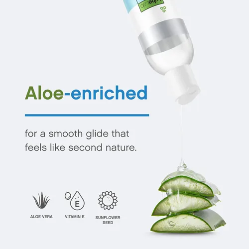 Miniatura 2 de Lubelab Lubricante a base de agua de 8.3 onzas líquidas. Lubricante personal con aloe y vitamina E, hipoalergénico, libre de parabenos, glicerina