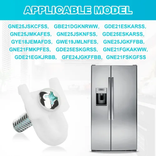 Miniatura 5 de WR01X25070 Reemplazo de perno de montaje de manija de puerta de refrigerador GE Asamblea de sujeción de manija de congelador AP7175647 WR01X39781