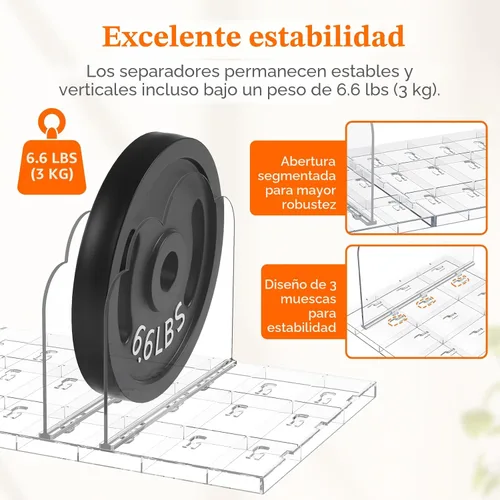 Miniatura 3 de Lifewit Organizador de Bolsos para Armario, Organizador Transparente de Almacenamiento de Bolsos, Soporte Ajustable para Bolsos para Organización