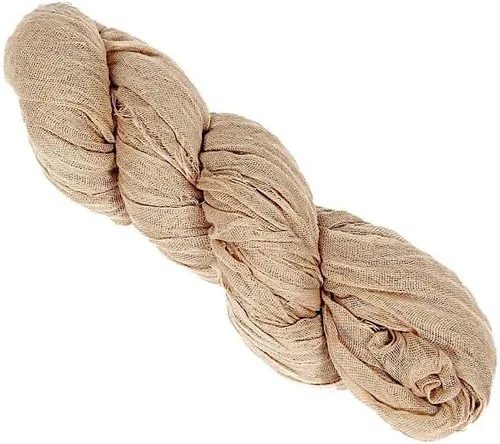 5 fajas de gasa beige para silla de algodón, para bodas, fiestas, eventos, recepción, catering, suministros de decoración para el hogar
