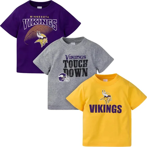 Miniatura 28 de Gerber Unisex Baby NFL 3 Pack Short Sleeve Team Fan Tee Shirt