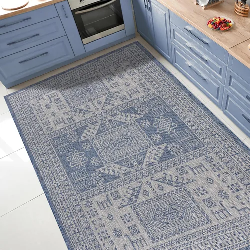 Miniatura 248 de Keen Home Design Alfombra de pasillo para exteriores, 26 x 119 pulgadas, lavable para interiores y exteriores, para patio, cocina, balcón, playa