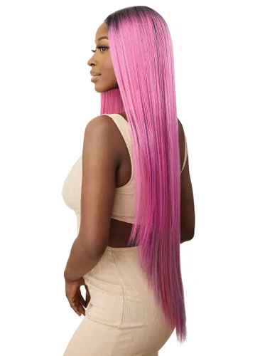 Miniatura 3 de Outre Peluca de encaje frontal - Colorbomb - KIMISHA (3DR4/UL FROSTED PASTEL)