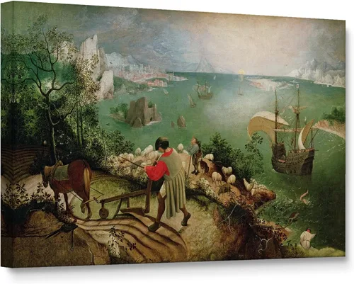 Miniatura 10 de Niwo ART - Bandera, serie de pinturas más famosas del mundo, lienzo para pared, decoración del hogar, envoltura de galería, estirado, enmarcado