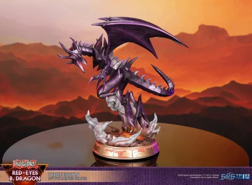 Miniatura 3 de First 4 Figures Red Eyes B. Dragon Purple Edition Estatua