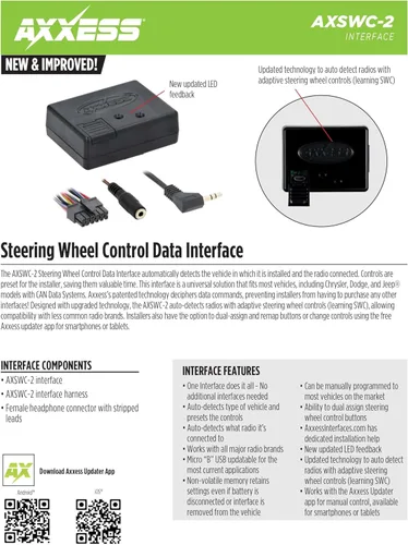 Miniatura 5 de AXXESS Interfaz de control del volante AXSWC-2: ahora funciona con la mayoría de las marcas de radio menos conocidas