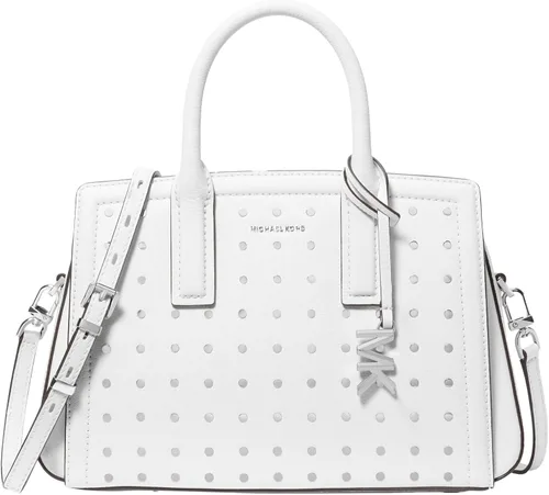 Miniatura 7 de Michael Kors - Laila, bolso pequeño para mujer Herrajes dorados/vainilla/bellota