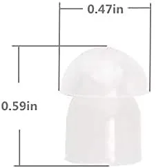 Miniatura 3 de Zotech Puntas de oído de seta estándar de repuesto para Motorola Kenwood Kit de audio de tubo de bobina de radio bidireccional/auriculares de tubo