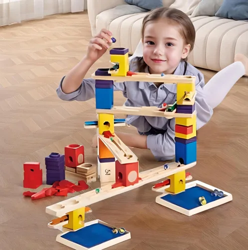 Miniatura 5 de Galardonada construcción de mármol de madera Hape Quadrilla - Music Motion