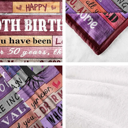 Miniatura 6 de Givetoyou Regalos de cumpleaños 50 para mujeres, ideas de regalo de cumpleaños 50, decoraciones de cumpleaños 50, regalos de 50 años para mujeres