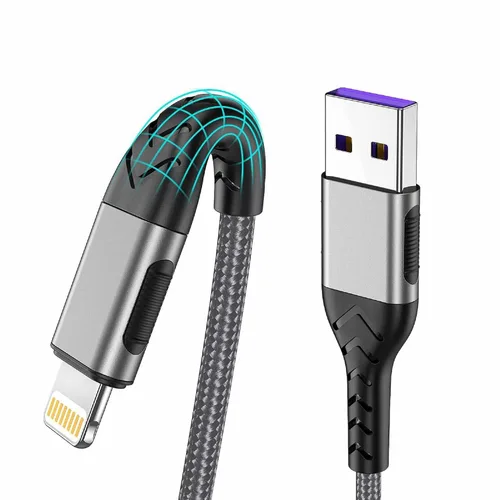 Miniatura 18 de Cargador de iPhone, [certificado Apple MFi] Paquete de 3 cables USB A de 1 pie para cable de carga rápida, cable de carga duradero de iPhone