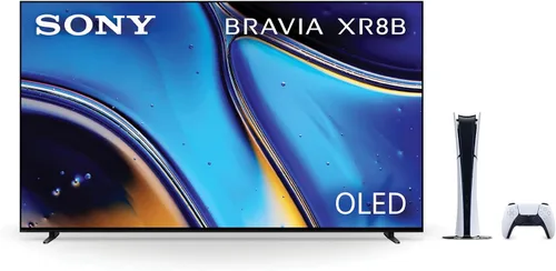 Sony 55" OLED 4K Ultra HD Smart TV BRAVIA XR8B (K-55XR8B) Modelo 2025 + PlayStation®5 Edición Digital (Slim) Paquete de Juegos
