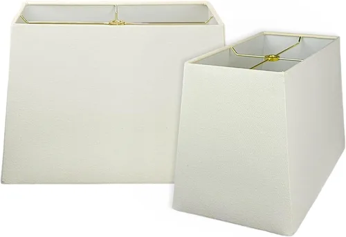 Miniatura 32 de Royal Designs, Inc. HB-613-12AGL Pantalla para lámpara de tapa dura rectangular, (5 x 10) x (8 x 12) x 9.5, Oro Antiguo
