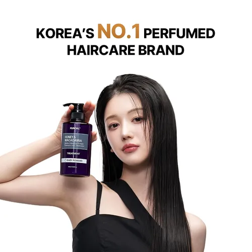 Miniatura 3 de KUNDAL Honey & Macadamia - Juego de regalo de champú y acondicionador coreano para el cuidado del cabello, edición limitada, vainilla ámbar, 10.14