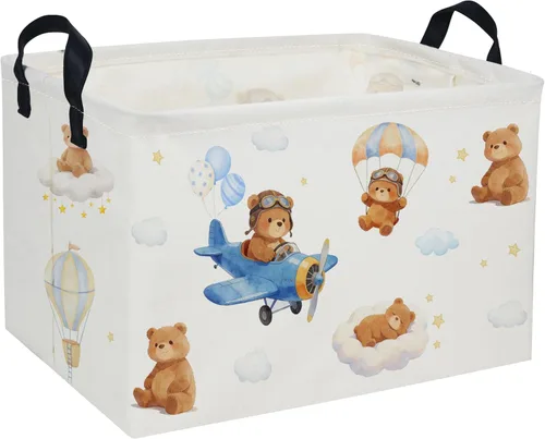 Miniatura 45 de Cestas rectangulares de baloncesto para regalo, cesta vacía para niños, cesta de almacenamiento de juguetes para niños, caja organizadora