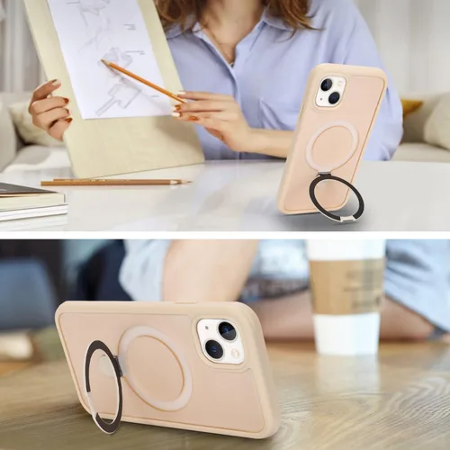 Miniatura 3 de Cavor Funda para iPhone 13 e iPhone 14, Compatible con Magsafe, Funda para iPhone 14 con Protector de Pantalla, Soporte Funda Protectora Magnética