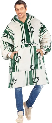 Miniatura 29 de Tirrinia Sudadera Manta de Gran Tamaño con Capucha, Mantas Sherpa Esponjosas Vestibles, Manta Sudadera Reversible y Acogedora, Regalo para Adultos #