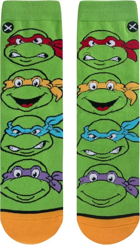 Miniatura 5 de Odd Sox, Nickelodeon TMNT Teenage Mutant Ninja Turtles, 90's Cartoon, Fun Socks