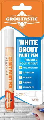 Miniatura 18 de Pluma de lechada – Negro – Pluma de pintura y reparación de lechada para azulejos para baño y cocina, marcador de retoque de lechada impermeable