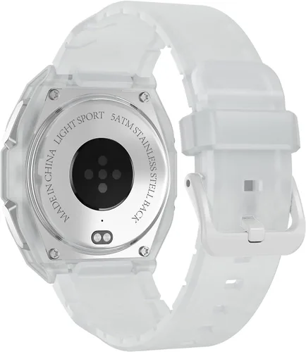 Miniatura 7 de Easfone B3 Sport Smart Watch, reloj de fitness AMOLED de 1.28 pulgadas con frecuencia cardíaca/sueño/impermeabilidad IP68/más de 120 modos Blanco