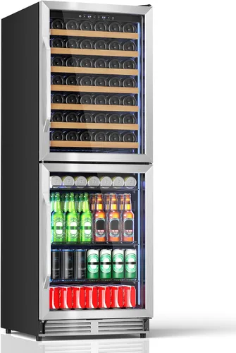 Miniatura 9 de Mini enfriador de vino de 8 botellas, refrigerador de bebidas con enfriamiento rápido, gabinete de vino termoeléctrico bodega para mujeres, hombres