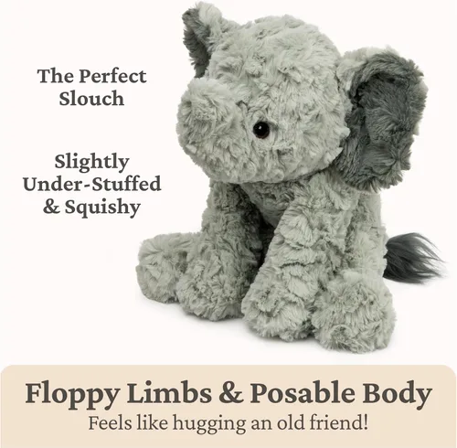 Miniatura 3 de GUND Cozys Collection Elefante de peluche, animales de peluche para edades de 1 año en adelante, gris, 10 pulgadas