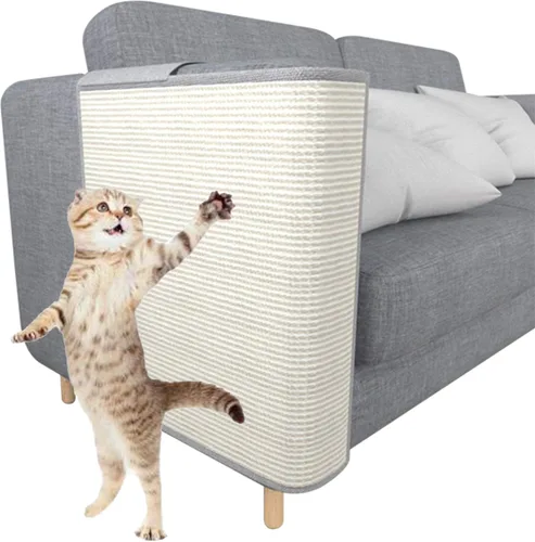 Sillón rascador para gatos, protección de muebles de sisal natural contra gatos, rascador de esquina para sofá, silla, sofá, fácil instalación Sofá