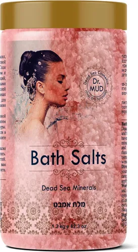 Miniatura 12 de Sal natural del mar muerto remojo de baño 100% rico en minerales, más minerales que la sal de Epsom, relajación profunda, desintoxicación, exfolia