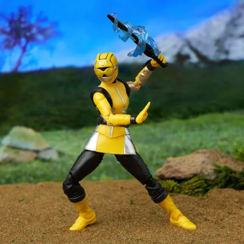 Miniatura 12 de Power Rangers Lightning Collection Beast Morphers Yellow Ranger - Figura de acción a escala de 6 pulgadas, juguetes y figuras de acción para niños a