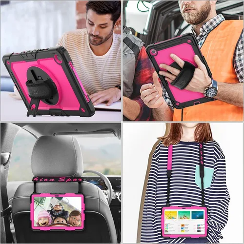 Miniatura 3 de SEYMAC stock Funda para Samsung Galaxy Tab A8 de 10.5 pulgadas, funda de protección contra caídas de cuerpo completo con protector de pantalla