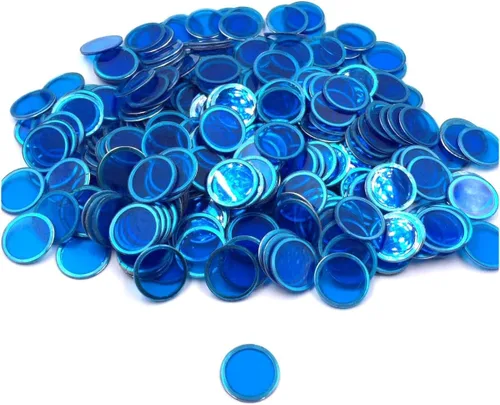 Miniatura 8 de Tapp Collections Fichas transparentes de bingo 300-pk Colores Variados