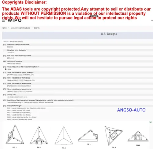 Miniatura 8 de Reflector de esquina de puntería por radar ADAS con herramienta de calibración de objetivo para vehículo con soporte para Honda Toyota Mazda Kia